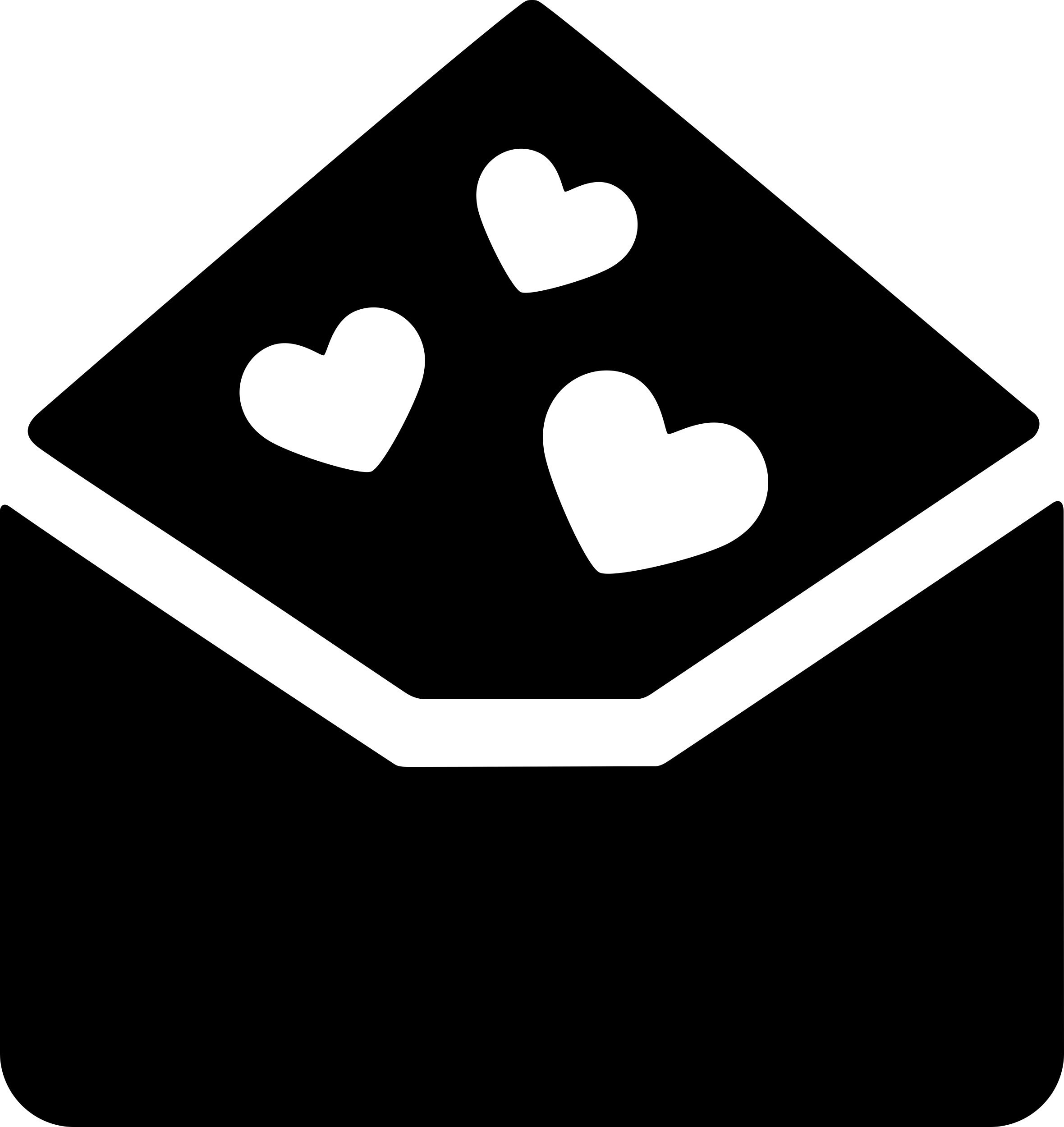 Envelope With Three Hearts Vinyl Svg File Free Vectors
